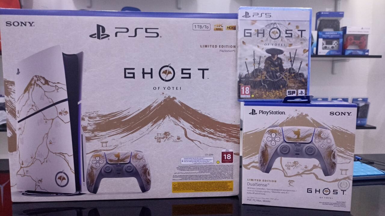 Игровая приставка Sony PlayStation 5 Slim Ghost of Yotei Gold Limited Edition 1 Тб SSD
