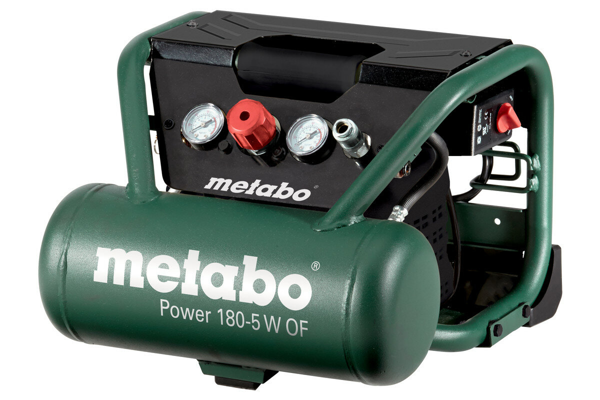 Компрессор Metabo POWER 601531000, безмасляный, 5л, 1,1кВт, 160л/мин