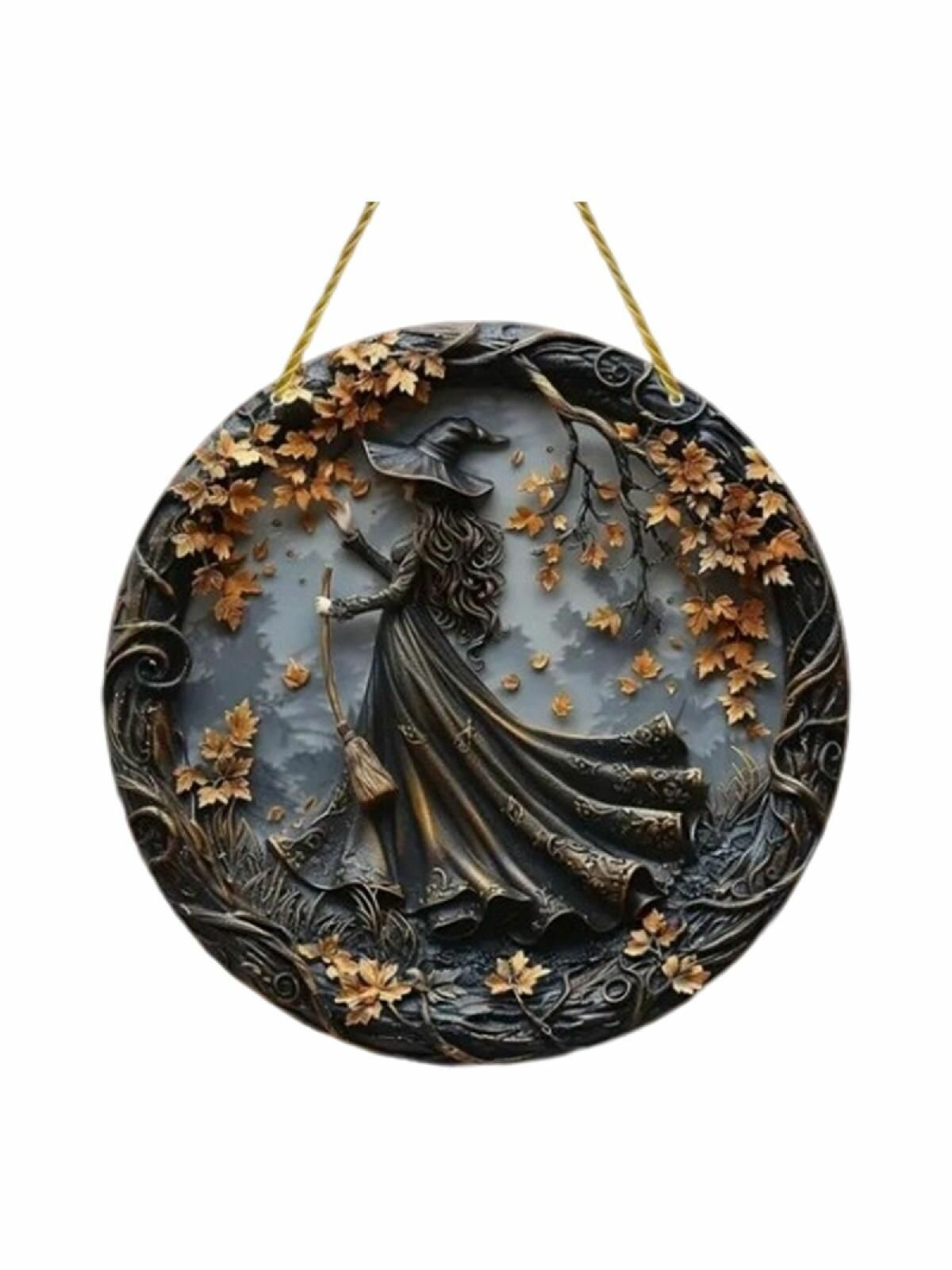 Муляж Деревянное украшение для вечеринки на Хэллоуин-B-20X20 см