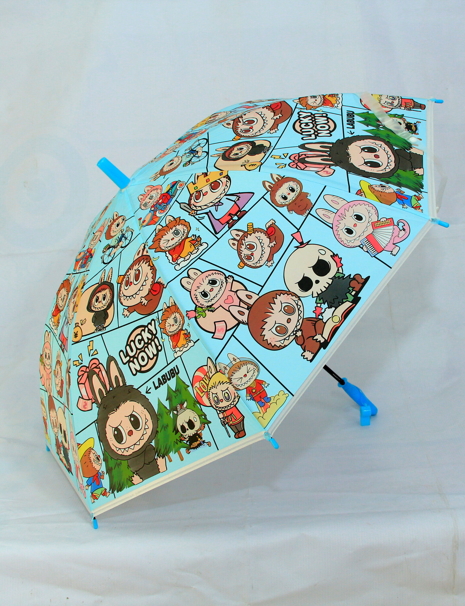 Зонт-трость , голубино-синий — фото 1