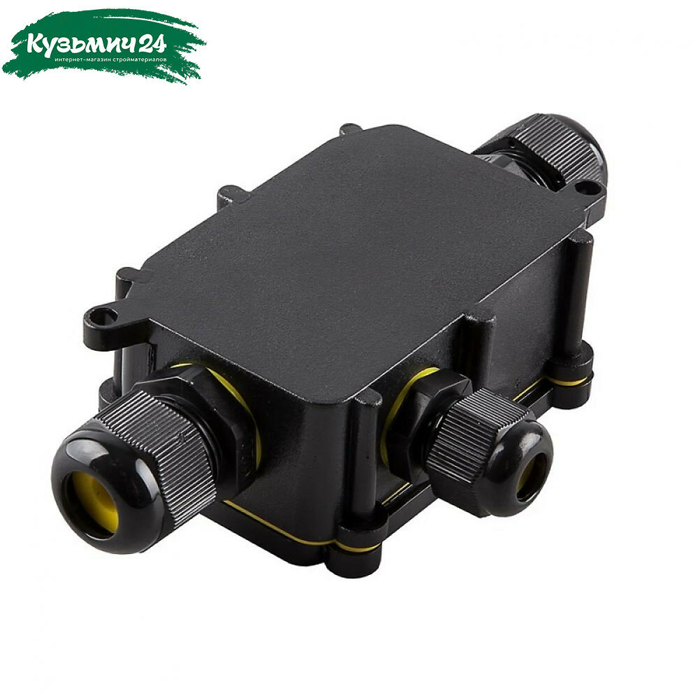 Коробка распределительная водонепроницаемая Stekker LD523 с клеммой в комплекте (3 выхода)