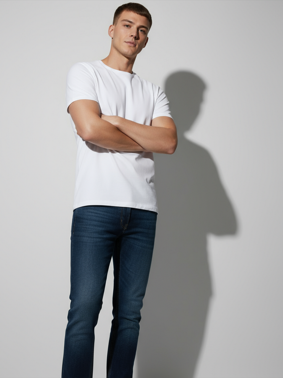 Футболка Uzcotton базовая облегченная, 1 шт., размер 52-54\XXL, белый — фото 1