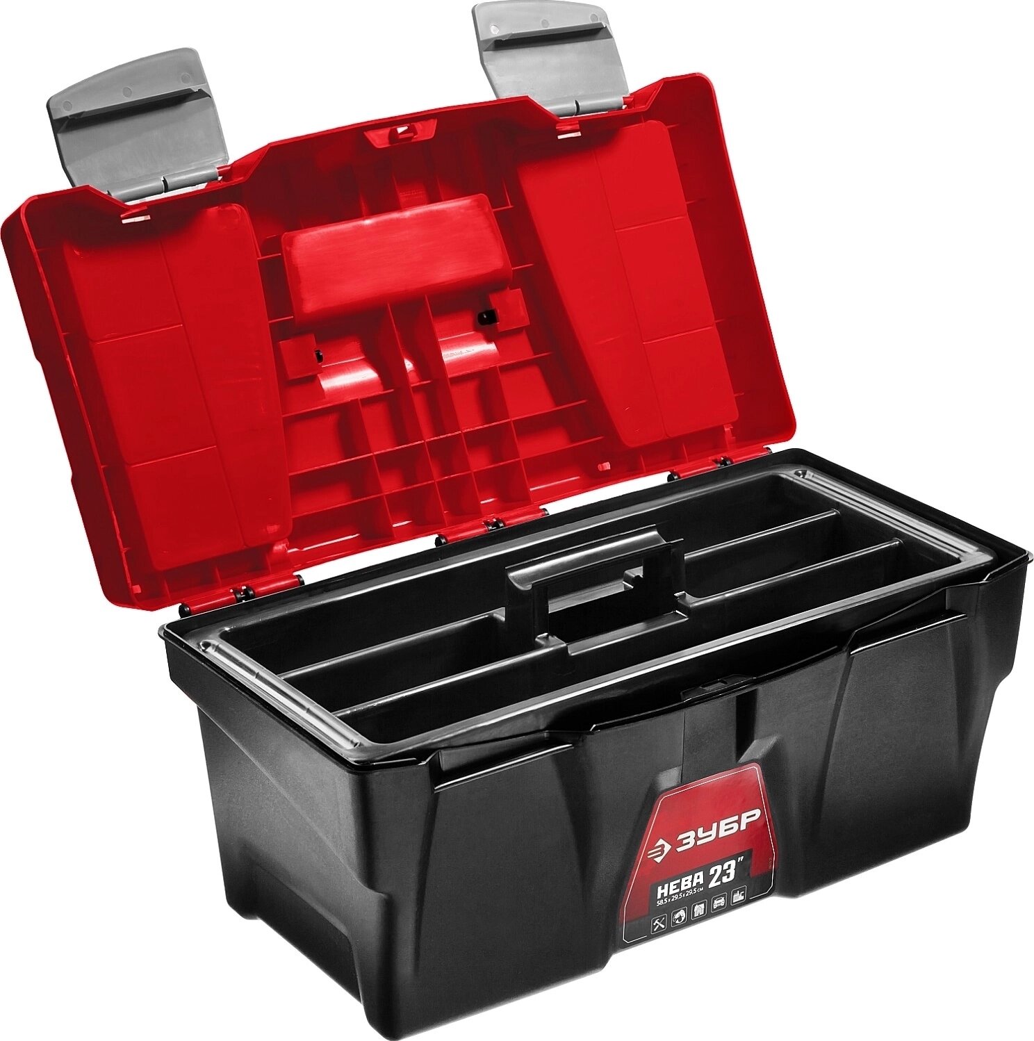 Пластиковый ящик для инструментов ЗУБР 38323-23 — фото 1