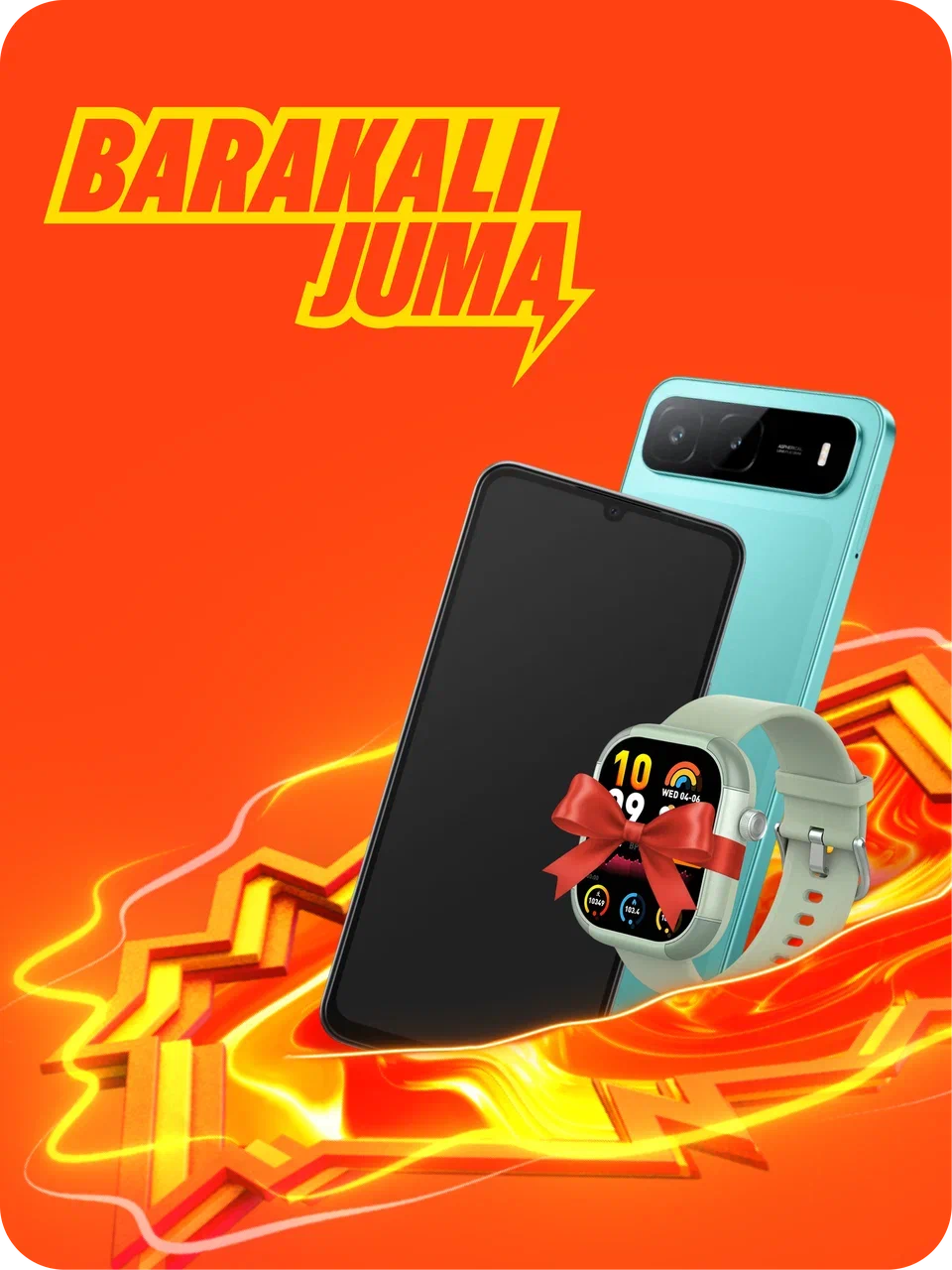 Infinix HOT 60i 5G 4/128GB -Мощный смартфон с быстрой сетью 5G, большим экраном и ёмким аккумулятором! Monsoon Green