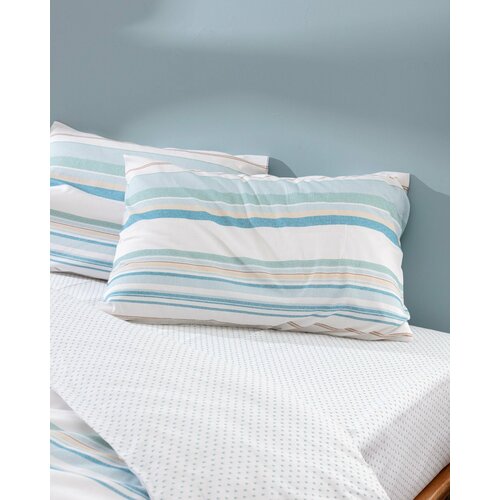 Постельное белье 2 спальное Хлопок Пододеяльник 200х220 2 наволочки 50х70 простынь 240х260 Цвет БирюзовыйSOREL 10000₽