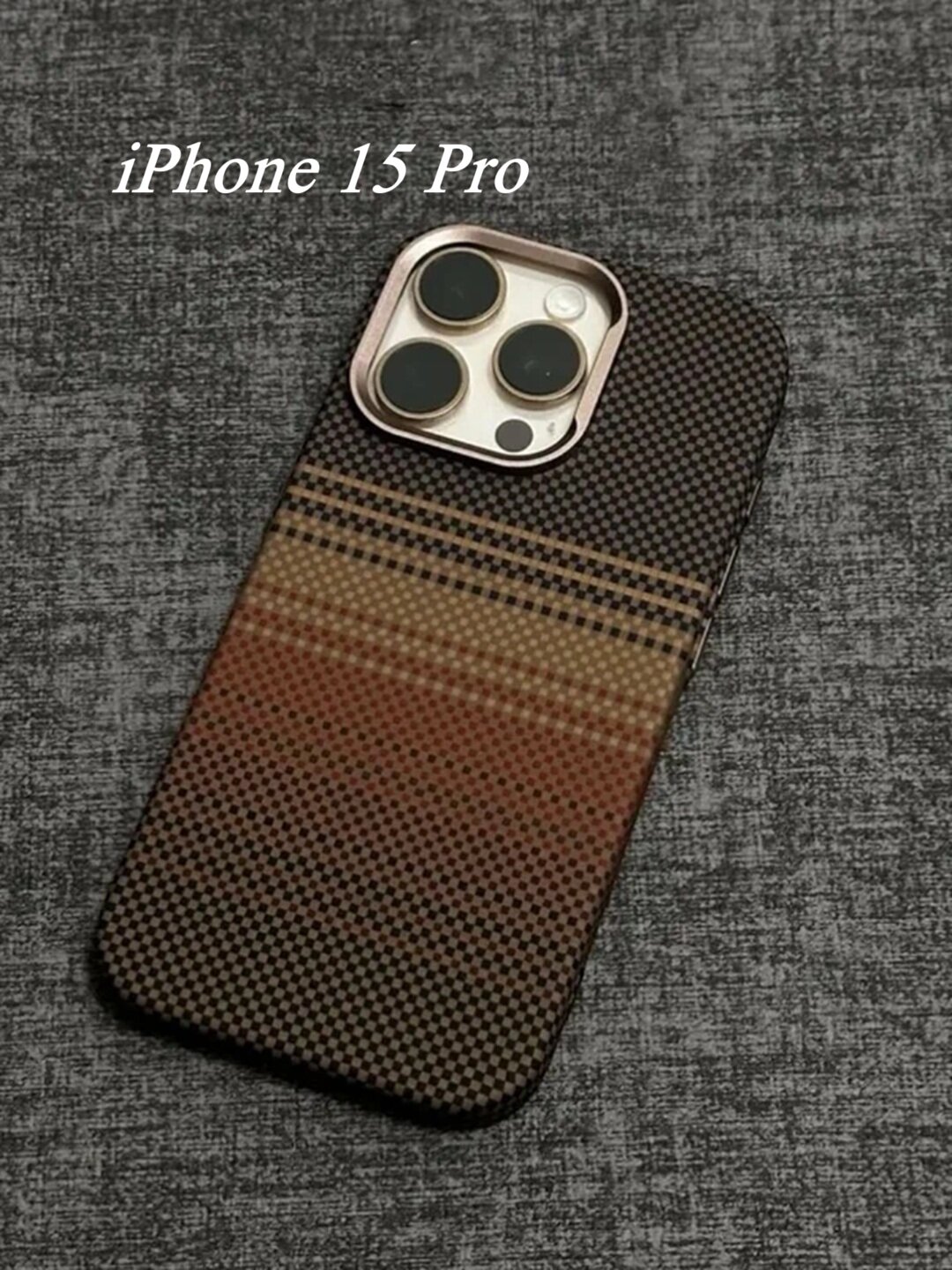 Чехол с карбоновой текстурой, совместимый с, для iPhone 15 Pro