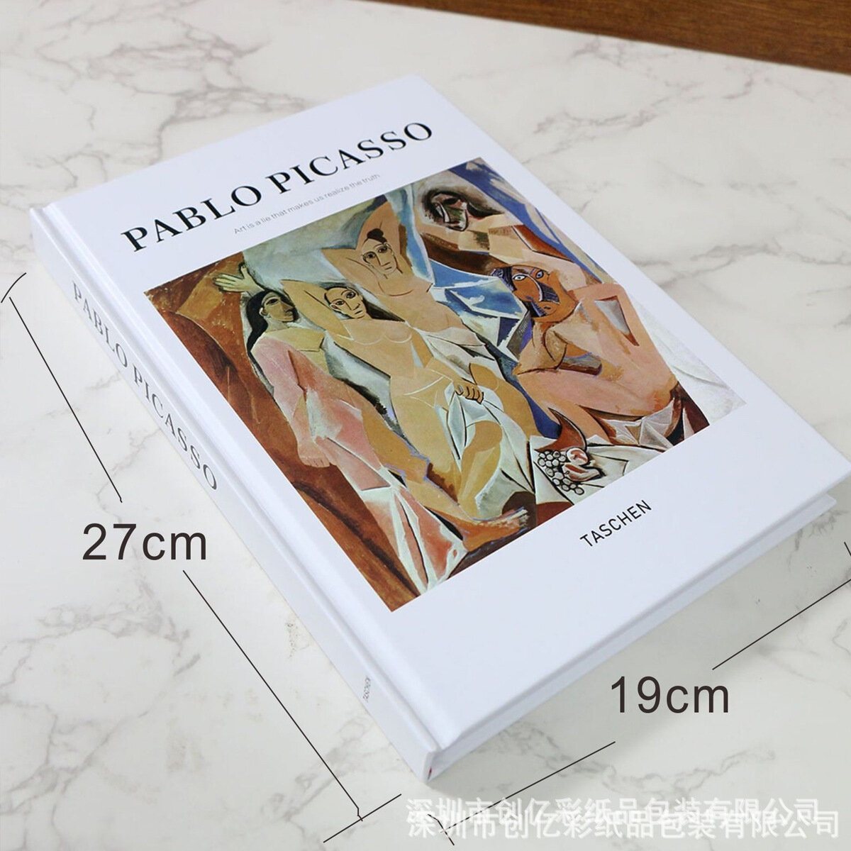 Винтажная английская книга-флип для фотосъемки, 27x19 см, толщина 2.3 см