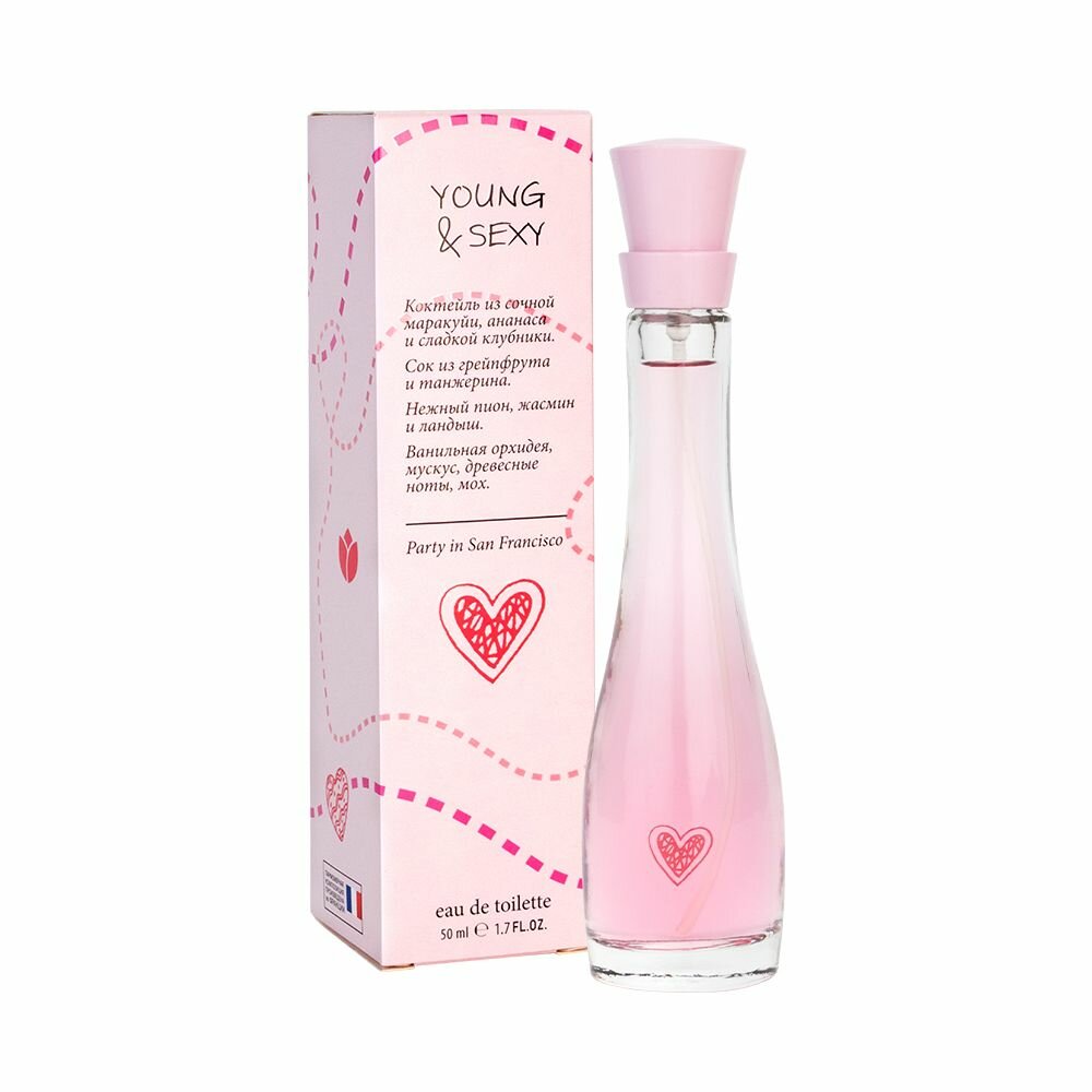 Delta parfum. Туалетная вода женская Bon Voyage! Young&Sexy, 50 мл.
