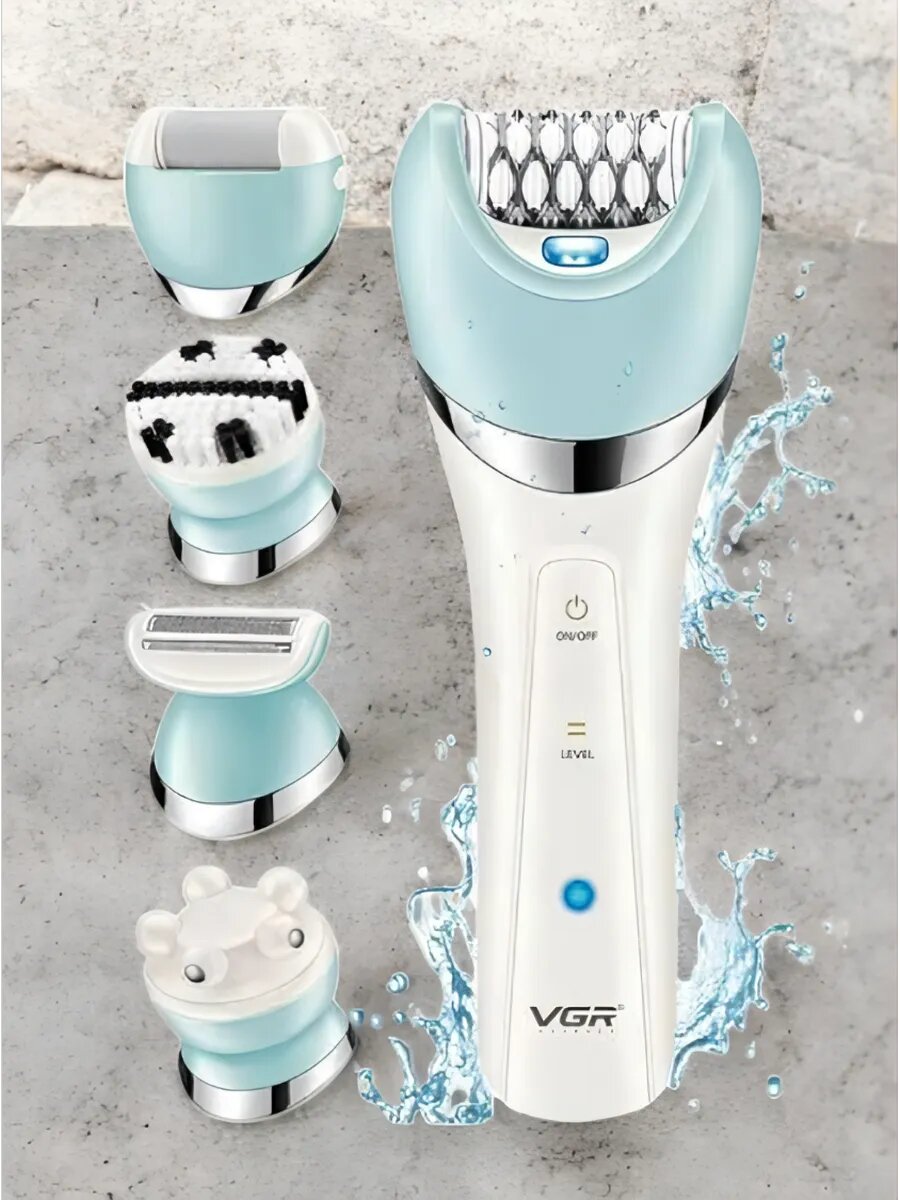 Профессиональный эпилятор для тела 5 в 1 VGR V-703 для женщин