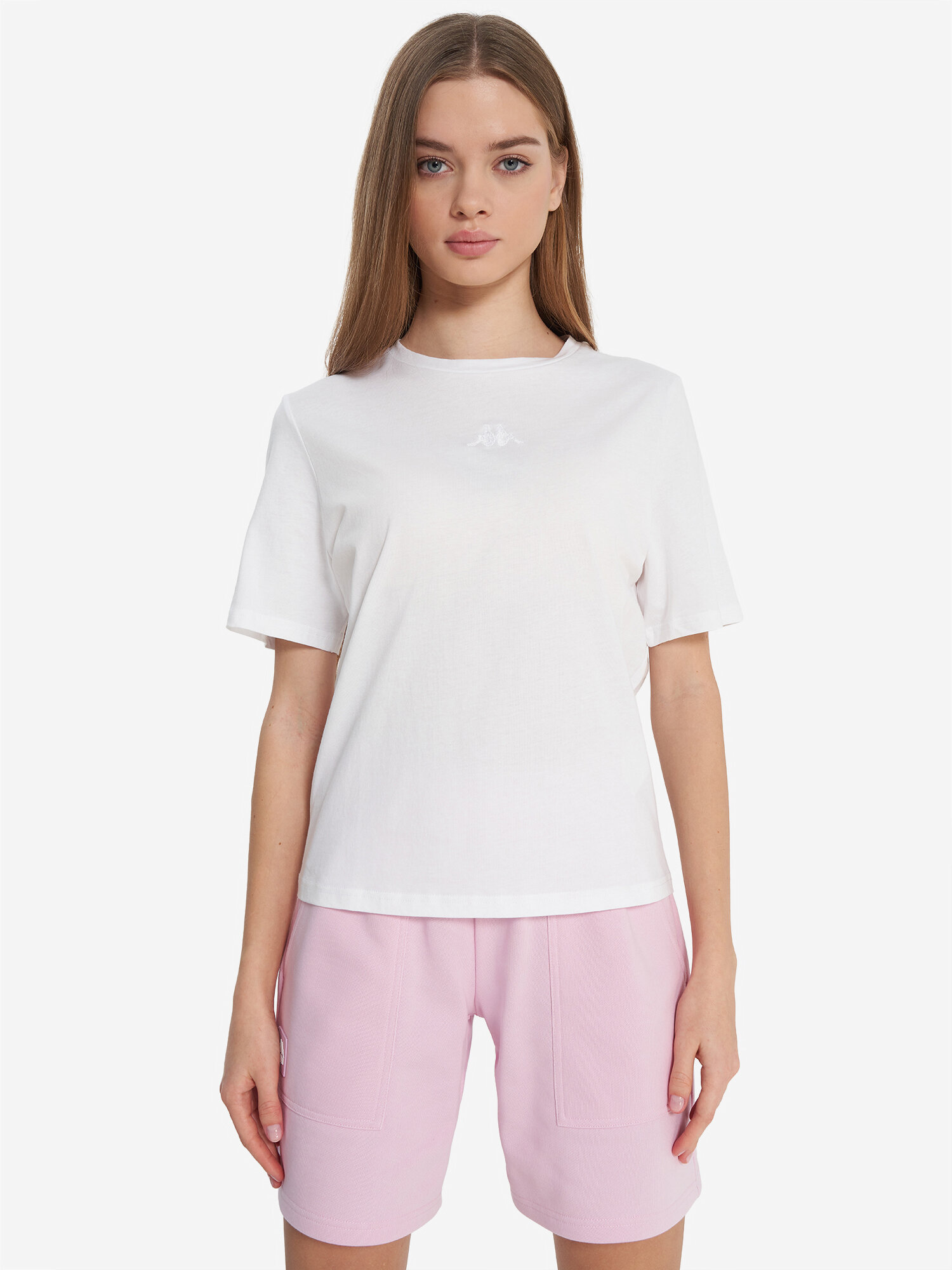 Футболка Kappa, размер 46-48, белый — фото 1