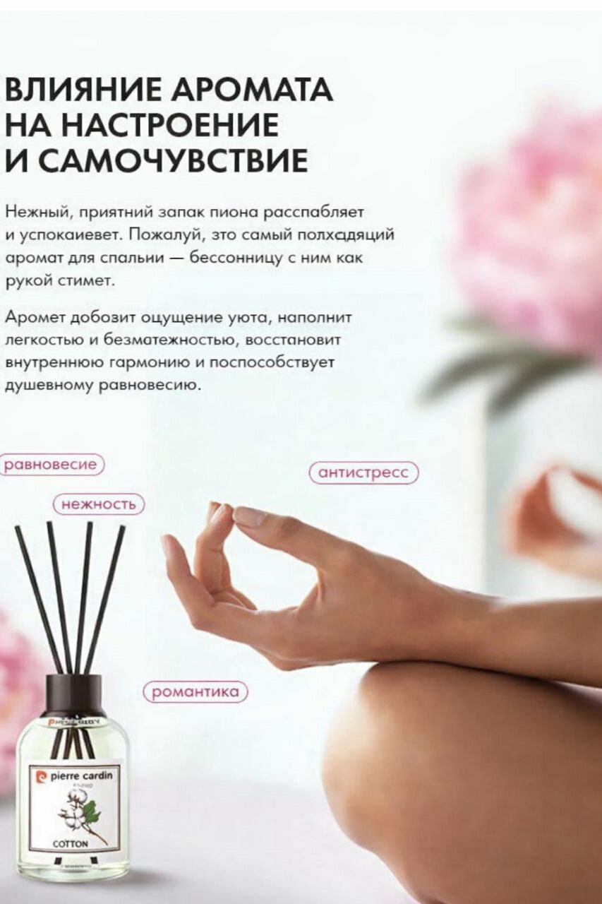 Аромадиффузор Pierre Cardin – Ароматизаторы для дома, 110 мл — фото 1