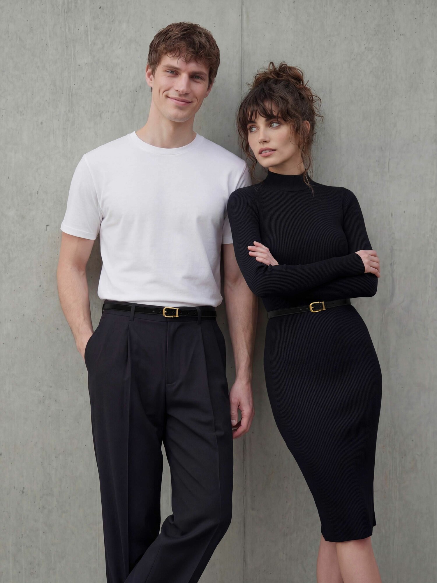 Ремень TEZZE для женщин, размер 130, золотой — фото 1