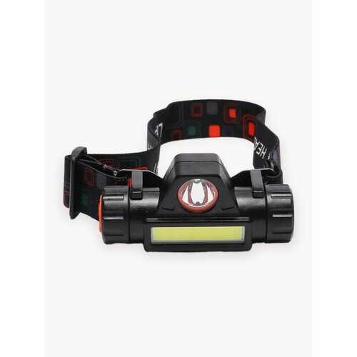 Фонарь налобный аккумуляторный с магнитом 3 режима свечения