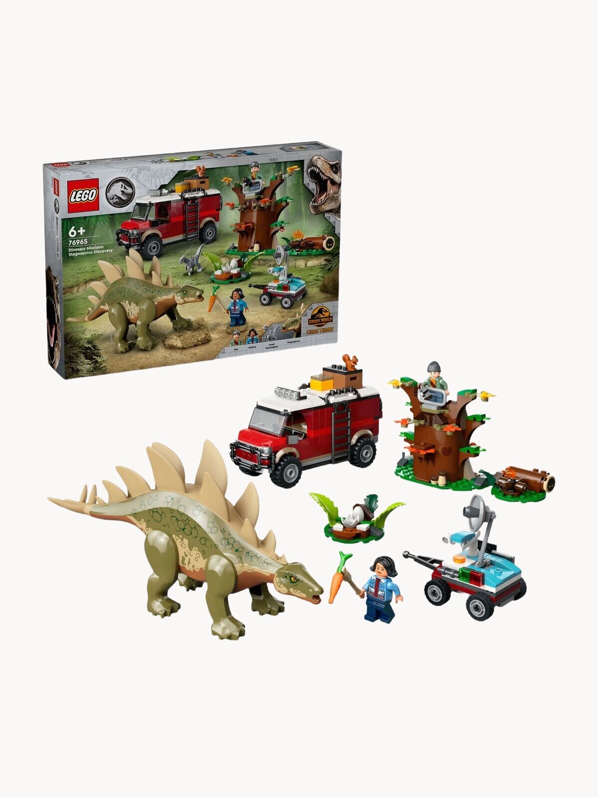 Конструктор LEGO Jurassic World™ 76965 Миссии динозавров: Обнаружение стегозавра, 420 дет.
