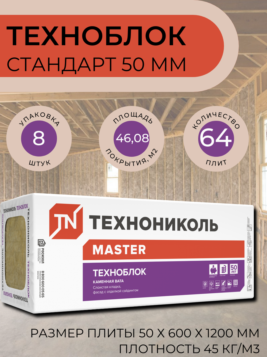 Минеральная вата ТЕХНОНИКОЛЬ 