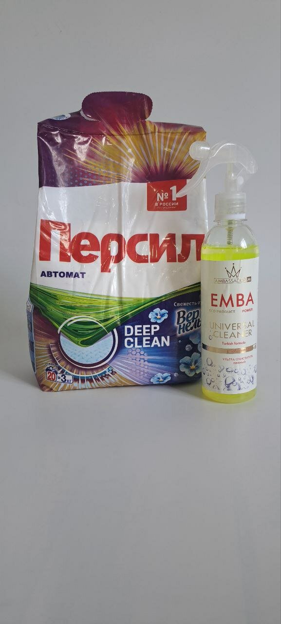 Persil Стиральный порошок, автомат, 3 кг Чистящее средство "Эмба", турецкая формула,
