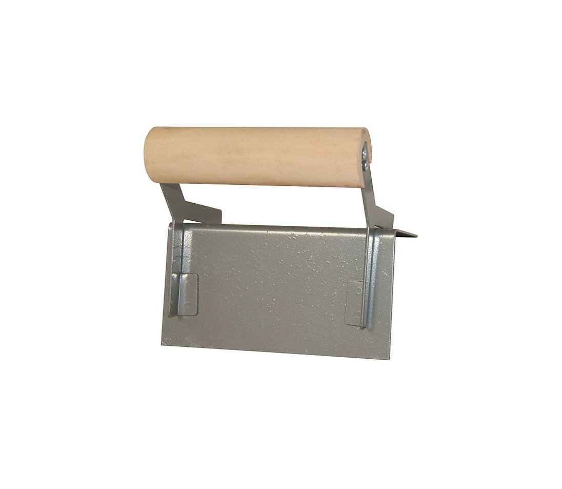 Кельма ToolBerg PQ для внешних углов сталь деревянная ручка 80x60 мм