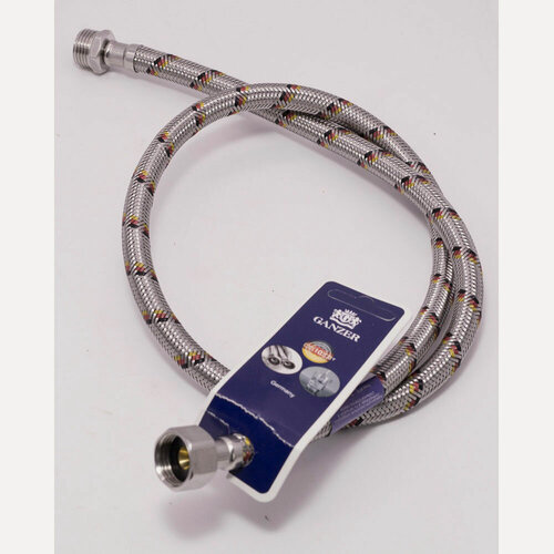 Изображение товара Гибкая подводка для воды 1/2"х 120 см GZ12120P от бренда Ganzer