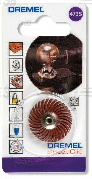 Щетка абразивная DREMEL SpeedClic (473S) 25мм зерно 220 2615S473JA