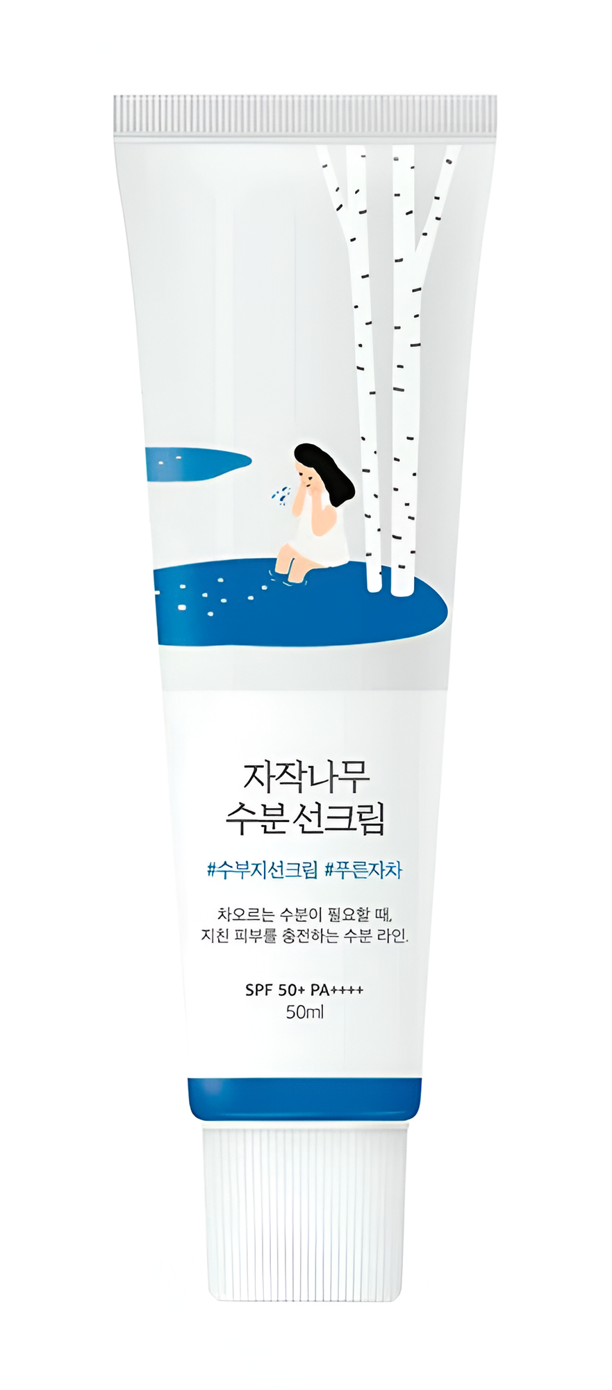 Крем солнцезащитный увлажняющий ROUND LAB / Round Lab Birch Juice Moisturizing Sun Cream, SPF50+, PA++++, 50ml.
