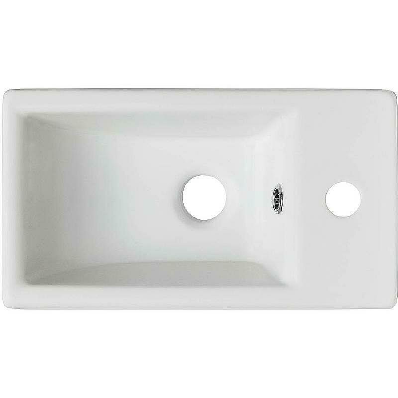 Раковина Runo Cersanit Como 40 УТ000002244 Белая стильный дизайн