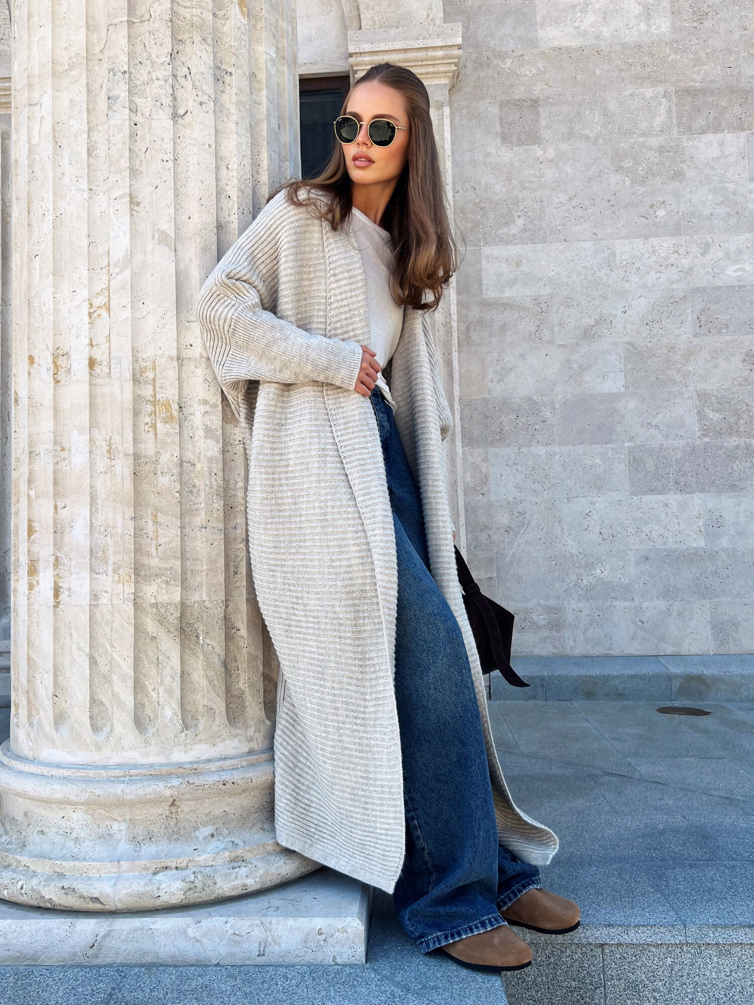 Кардиган Daffy World, размер 42-46, светло-бежевый