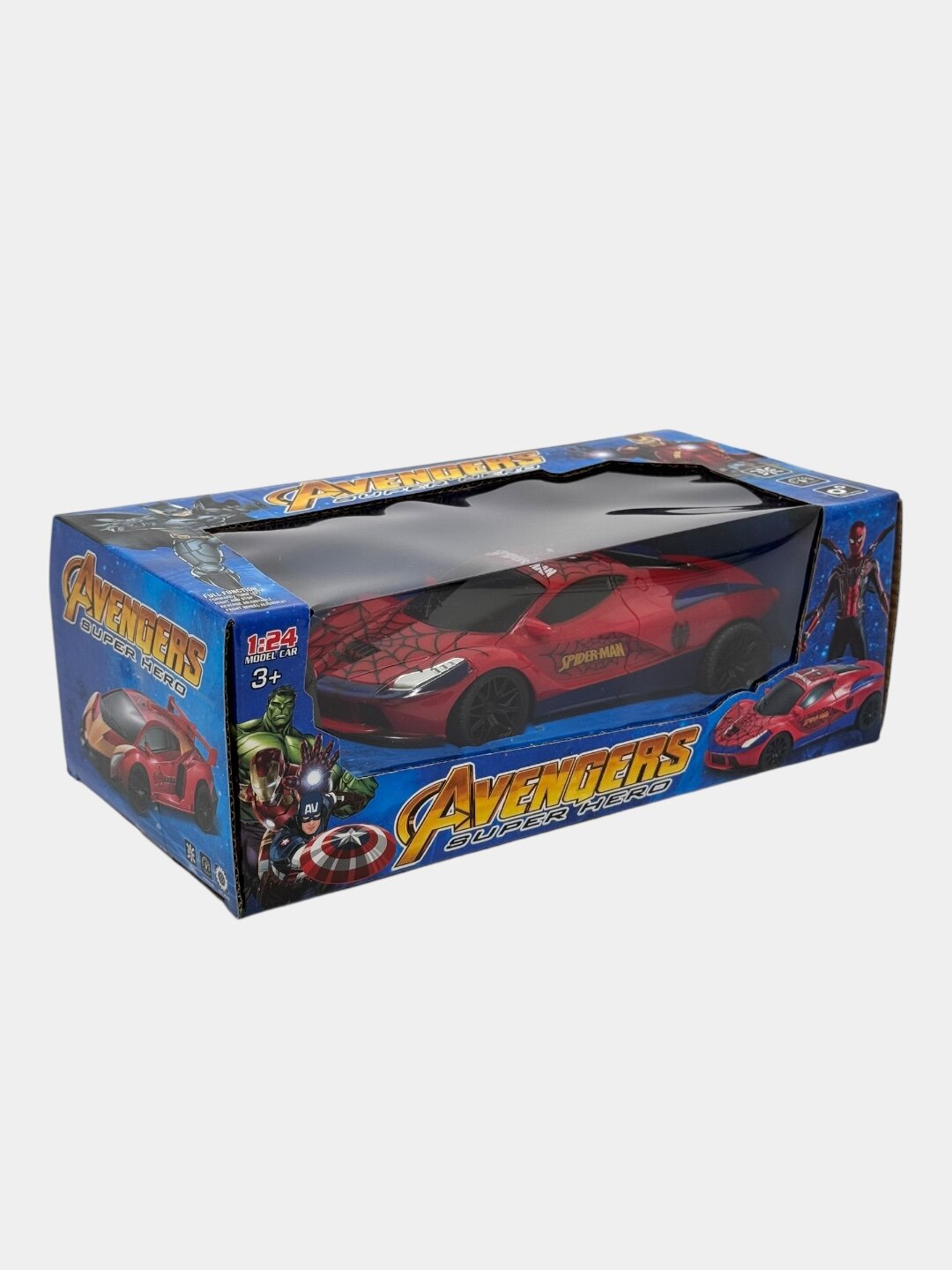 Радиоуправляемая машинка Человек-Паук Marvel супергеройская 25 см. Код. 944699