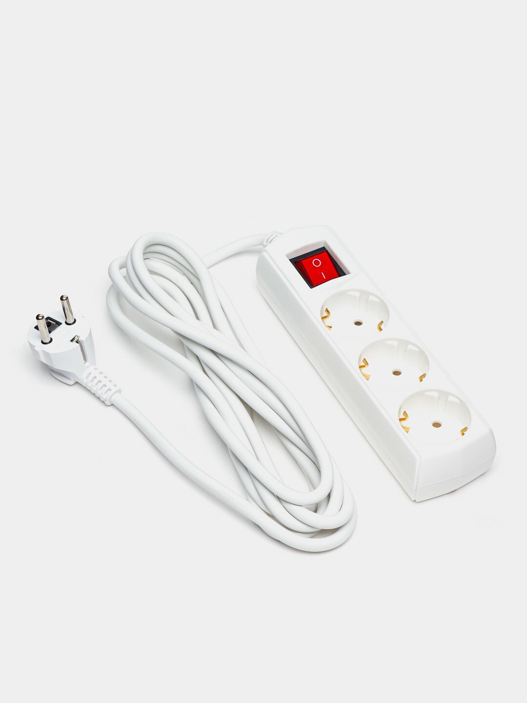 Удлинитель GENERICA У03В 2P+PE/3м, 3 * 1 мм2, 10А/250В, 3 места