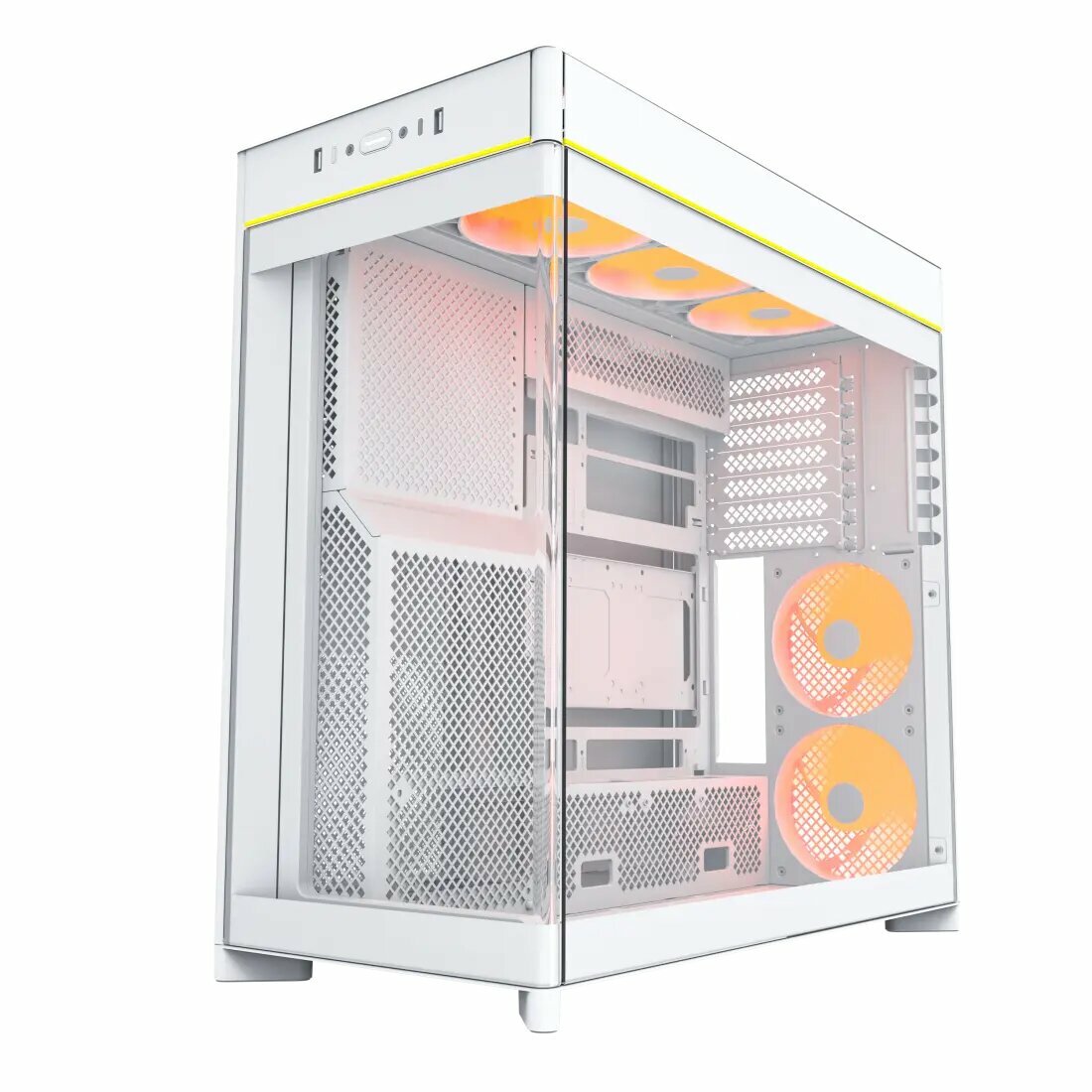 Корпус Montech HS02 Pro Midi-Tower ATX, с закалённым стеклом, ARGB — фото 1