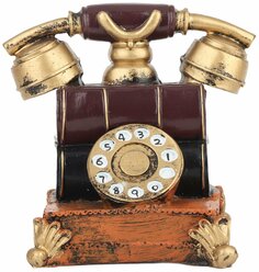 Ретро декоративная модель телефона смола винтажный телефонный декор для съемки стола на столе