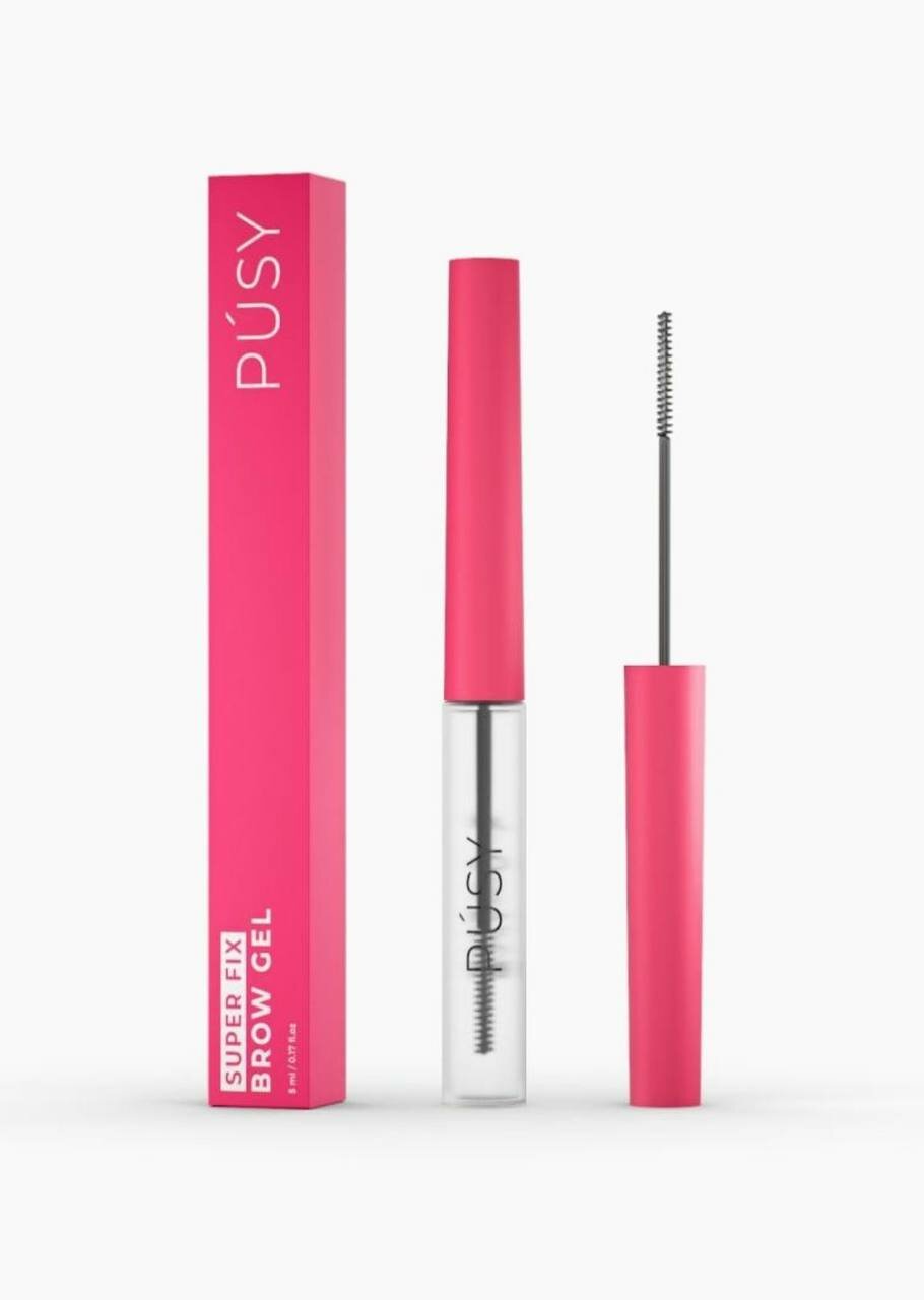 PUSY прозрачный гель для ресниц и бровей – естественный блеск и идеальная фиксация