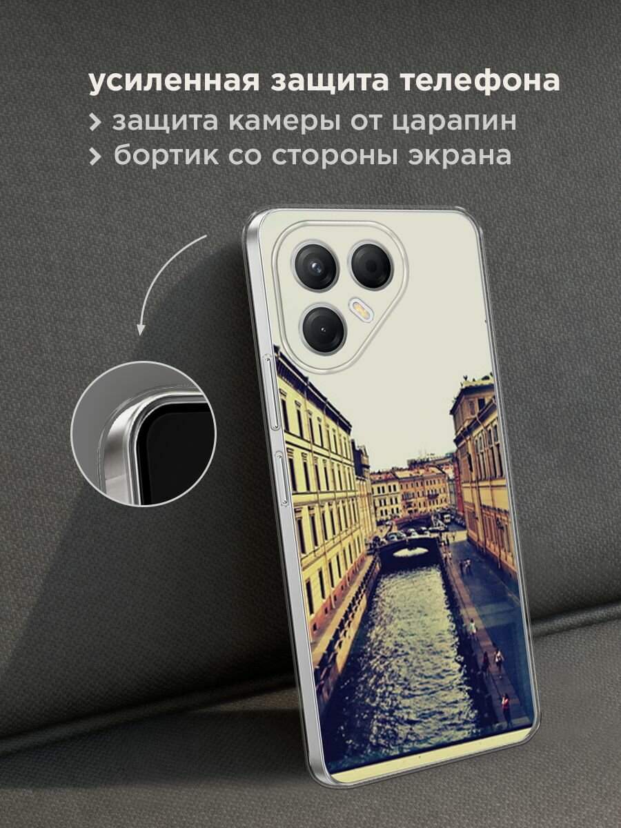 Чехол на Tecno Pova 7 5G / Текно Пова 7 5G с принтом "Санкт-Петербург" — фото 1