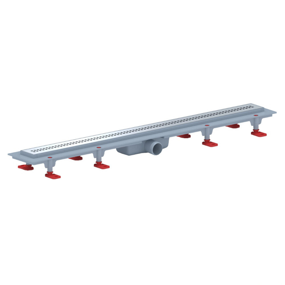 Трап-лоток 40*62*850 сухой затвор пластик решетка нержавейка глянец Риф TLQ1285G Ани