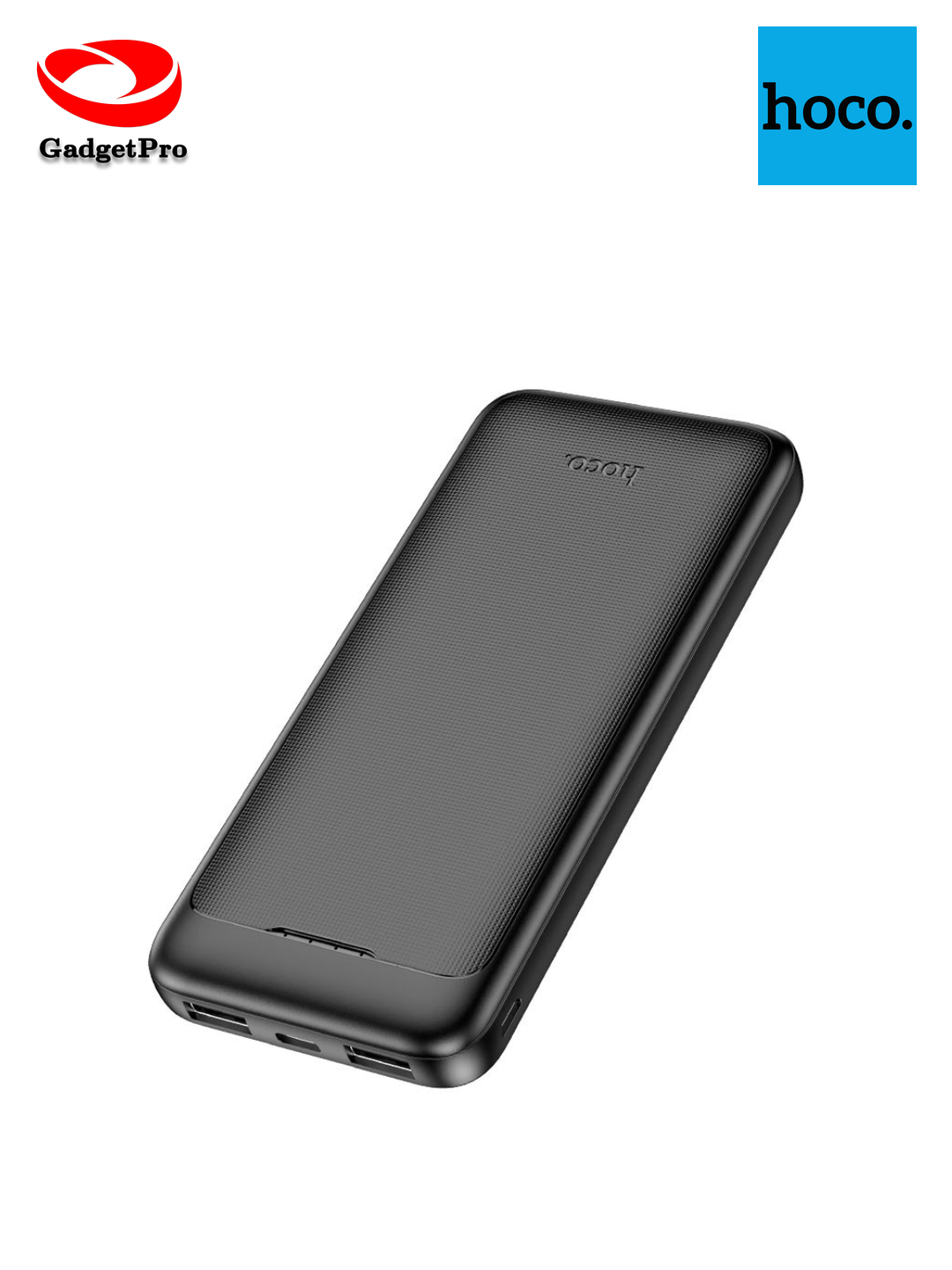 Внешний аккумулятор HOCO J111 10000mAh White - портативное зарядное устройство, надежный Power Bank для телефона черный