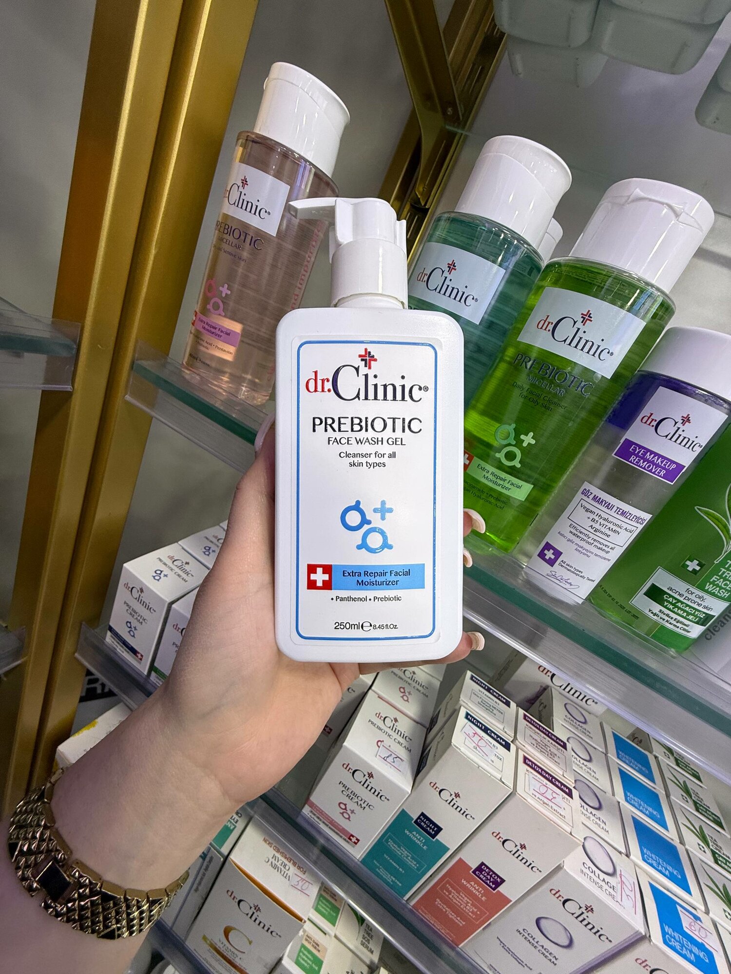 Гель для умывания Dr.Clinic, пребиотический, для всех типов кожи, 250мл.