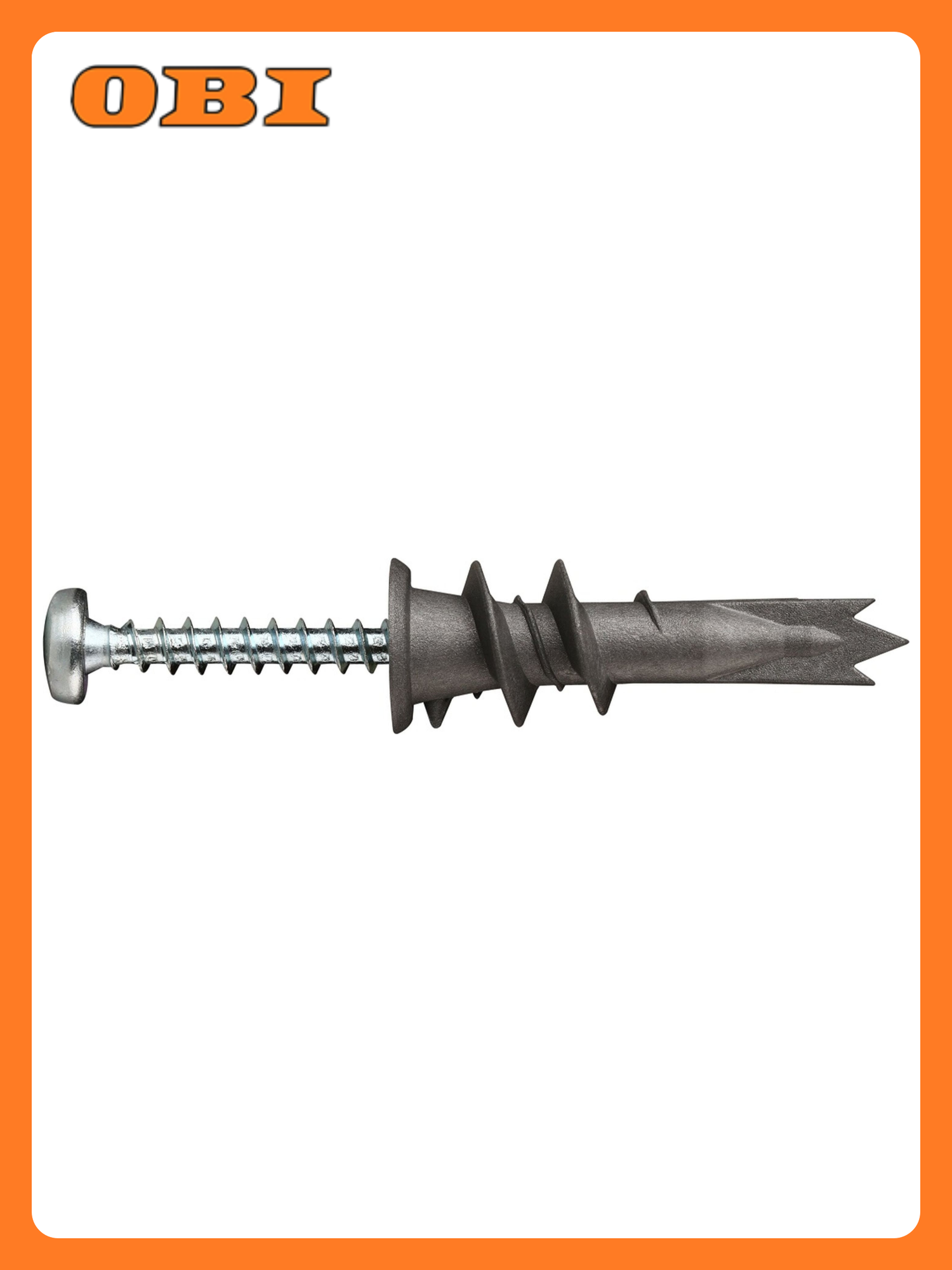 Анкер для гипсокартона с шурупом европартнер PBAM 10х39 мм 6 шт. Усиленный