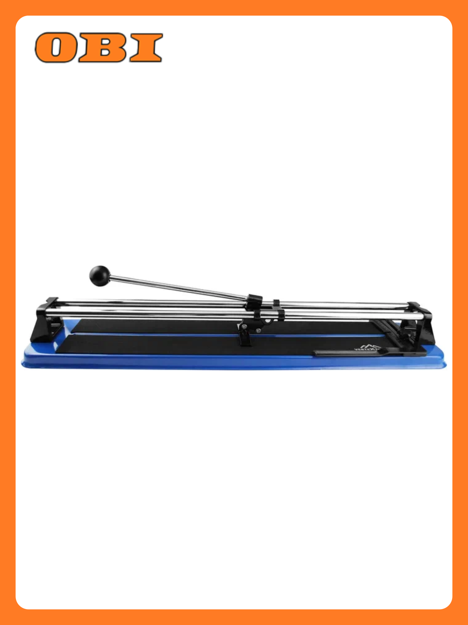 Плиткорез VertexTools 60-16-600 для керамической плитки длина реза 600мм