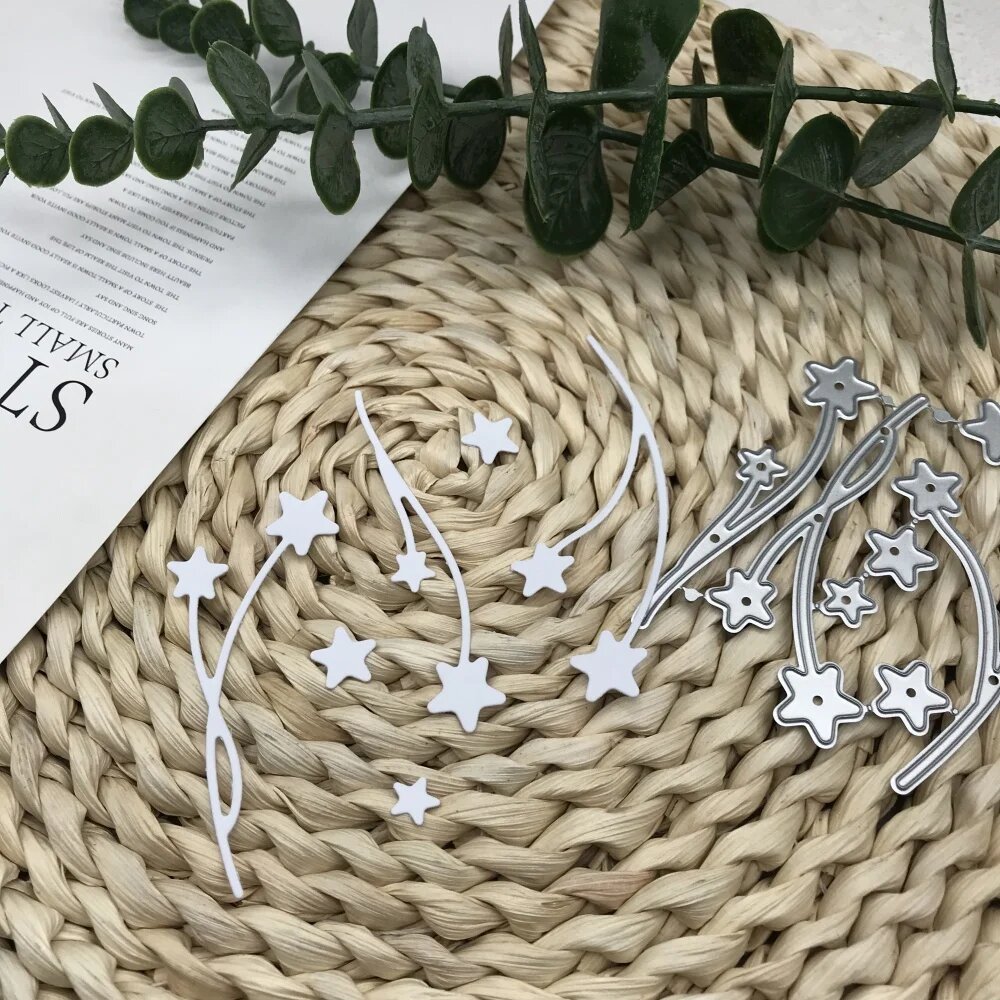 Металлические штампы для скрапбукинга звезда