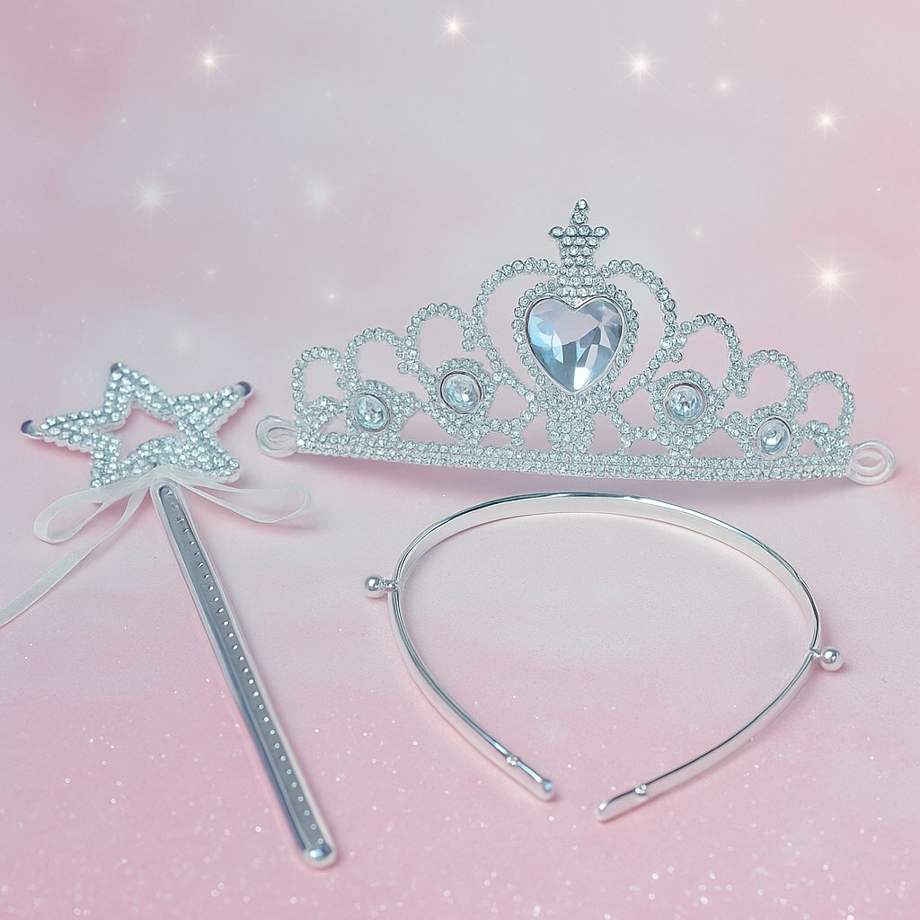 Карнавальный набор принцесса (корона палочка) для девочек