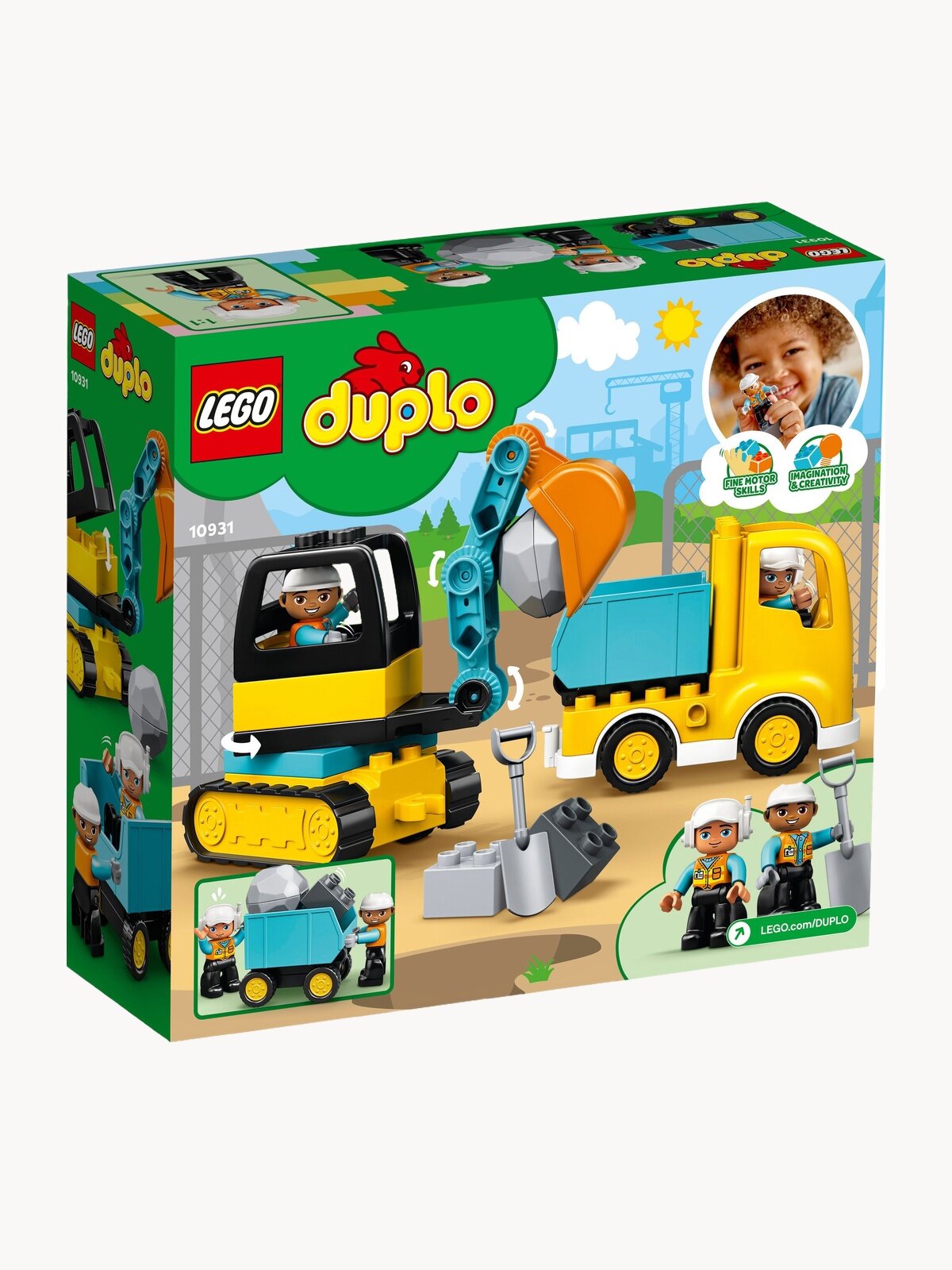 DUPLO 10931 Truck & Tracked Excavator