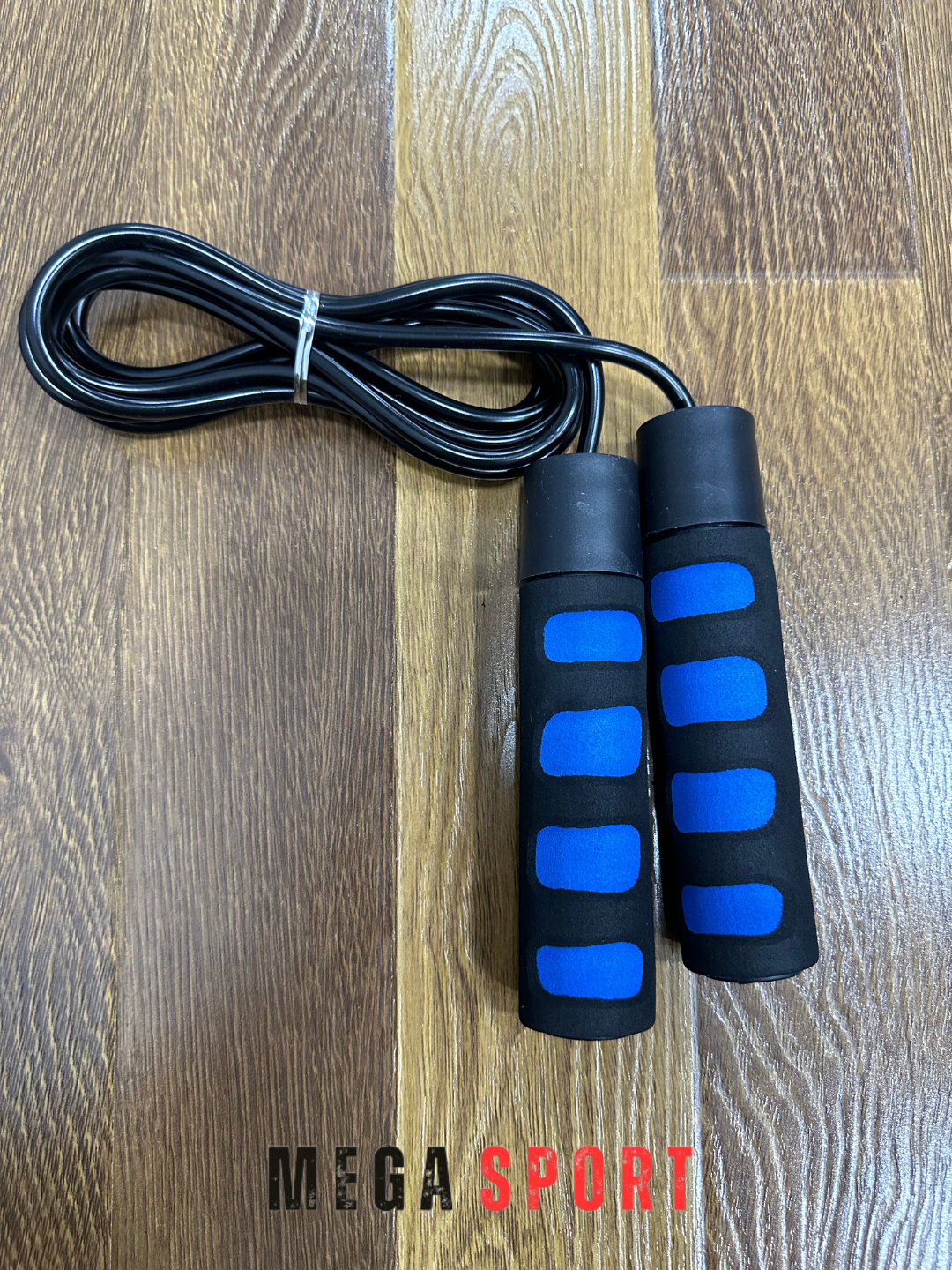 Скакалка для спорта, фитнеса, спортзала и кроссфит тренировок, резиновая_0305_KOK