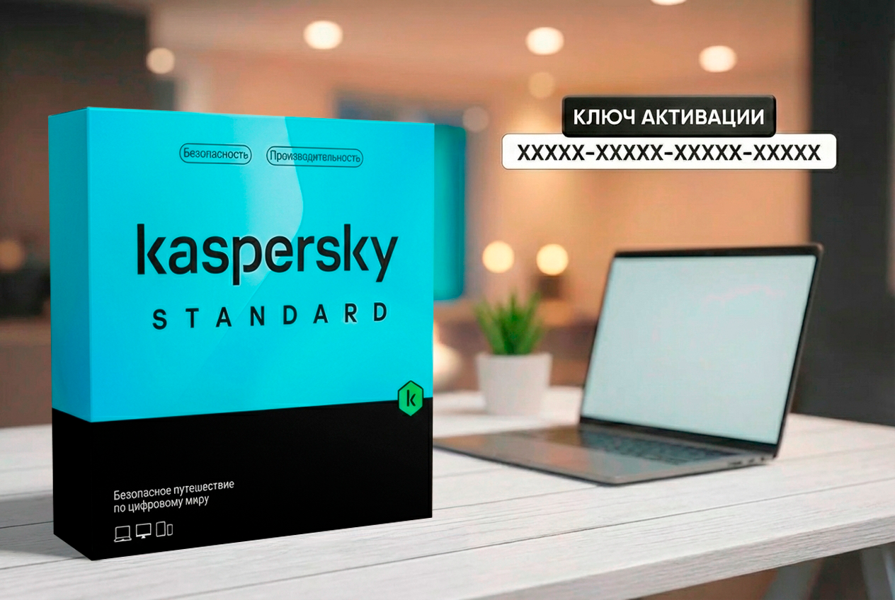 Антивирус Kaspersky Standard  цифровая лицензия  для Windows  1 Пк 1 Год
