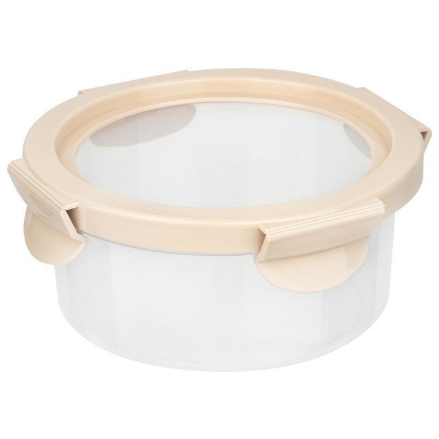 Контейнер для продуктов MALLONY Unico 05л 135x135x65см 4 замка круглый с эластичной крышкой плас