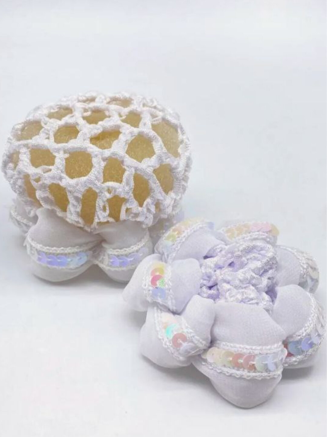 Сетка для волос из полиэстера белый