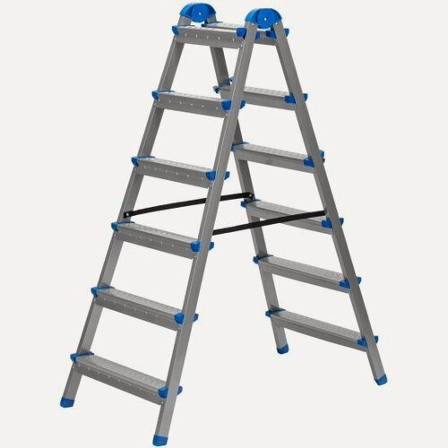 Изображение товара Стремянка двухсторонняя Сибртех 97986 6 ст.