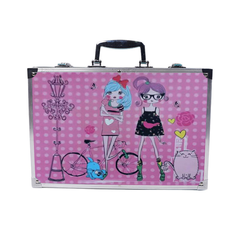 Подарок на День детей: набор из 145 акварельных ручек, художественные принадлежности, мелки, масляные пастели, кисти оптом