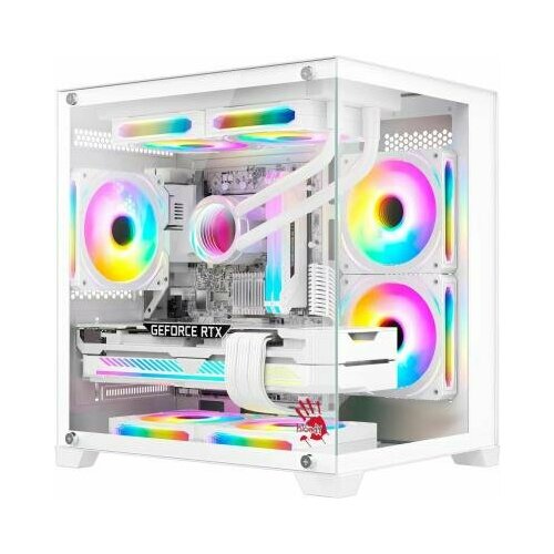 Корпус microATX BLOODY BD-CC105 Без БП белый