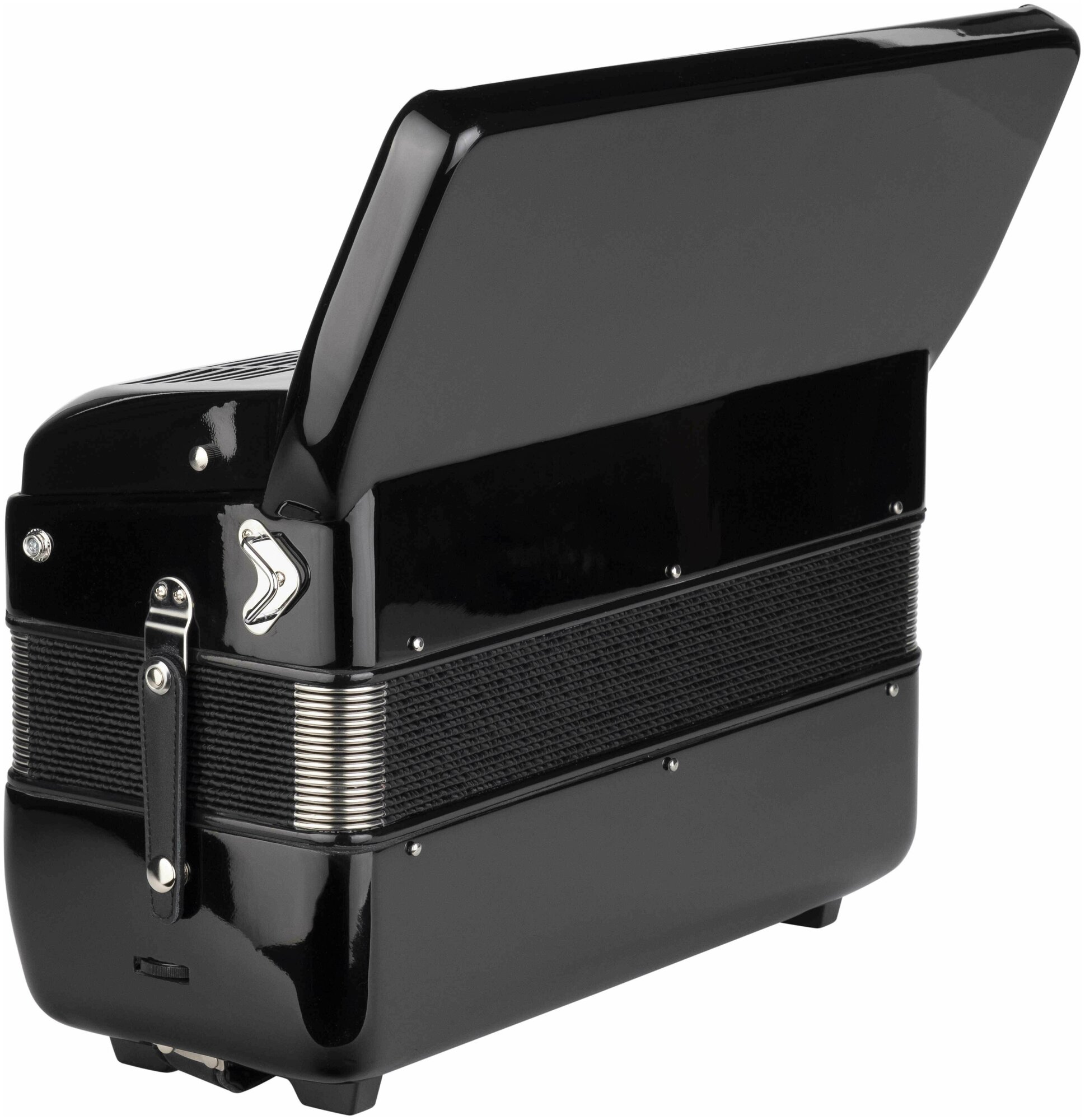 JH2017D-BLACK Аккордеон 37/96/7+2, черный, с футляром, Aurus — фото 1