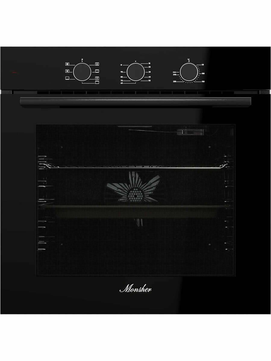 Встраиваемый духовой шкаф MONSHER MOE 6007 Noir, официальная гарантия