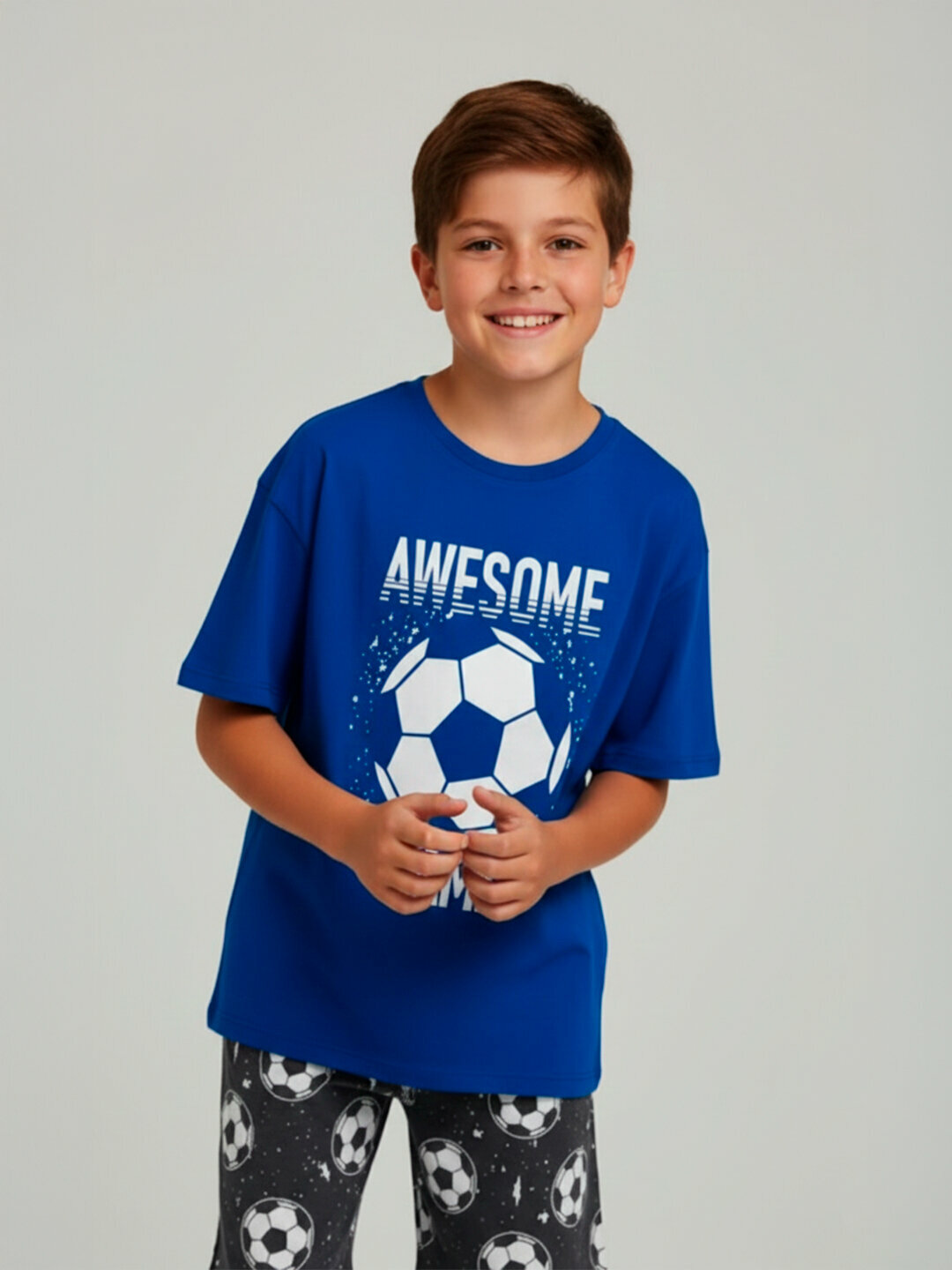 Пижама neo, размер 140, синий — фото 1